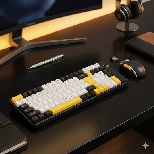 Combo Gaming Inalámbrico – Código: IZ-GAM-YLW100