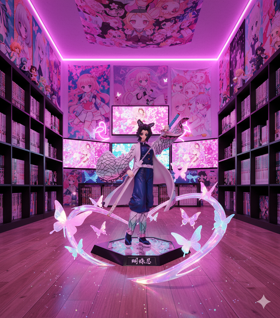 Figura Shinobu Kocho (Kimetsu no Yaiba) – Coleccionable con Base