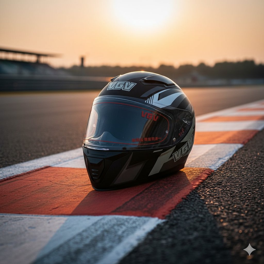 🏁 Casco de Moto Deportivo – Fibra de Vidrio, Certificación DOT