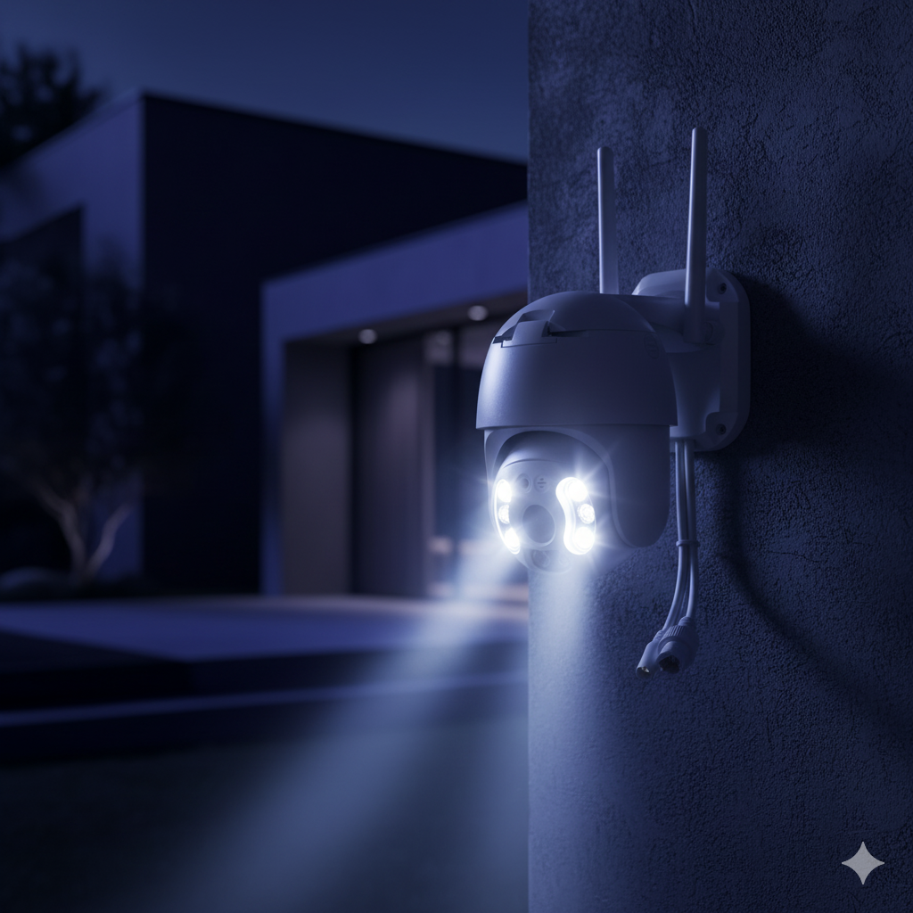 Cámara Robótica WiFi Interior (Modelo A6) | Visión Nocturna a Color