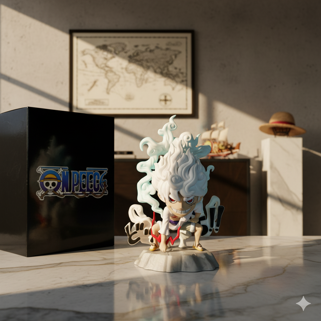 Figura Coleccionable Original Monkey D. Luffy Gear 5 – One Piece (PVC 16cm en Caja)