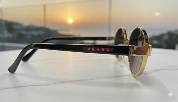 Lentes de Sol Prada – Black & Gold Elite Heritage Edition