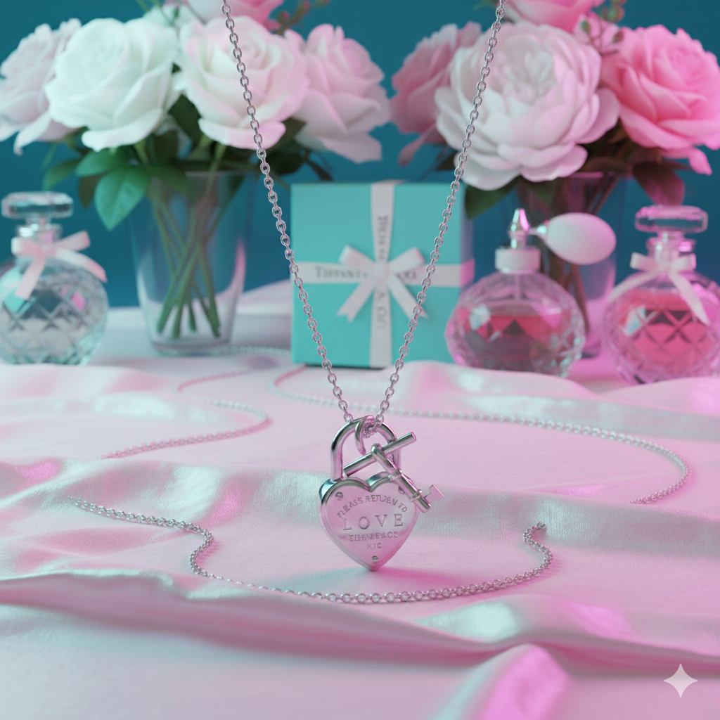 Collar Heart & Key – Royal Signature Edition - Tifanny & Co
