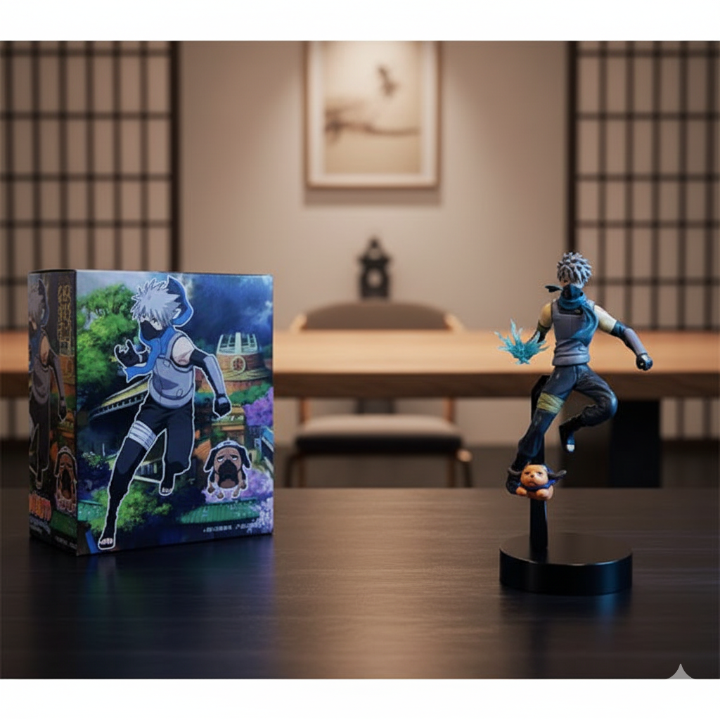 Figura de Colección Anime – Kakashi Hatake con Efecto de Rayo 16 cm