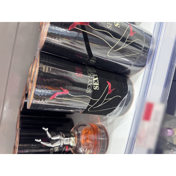 Perfume Sexy Scandal Girl para Mujer Frasco Ámbar con Tapa Plateada