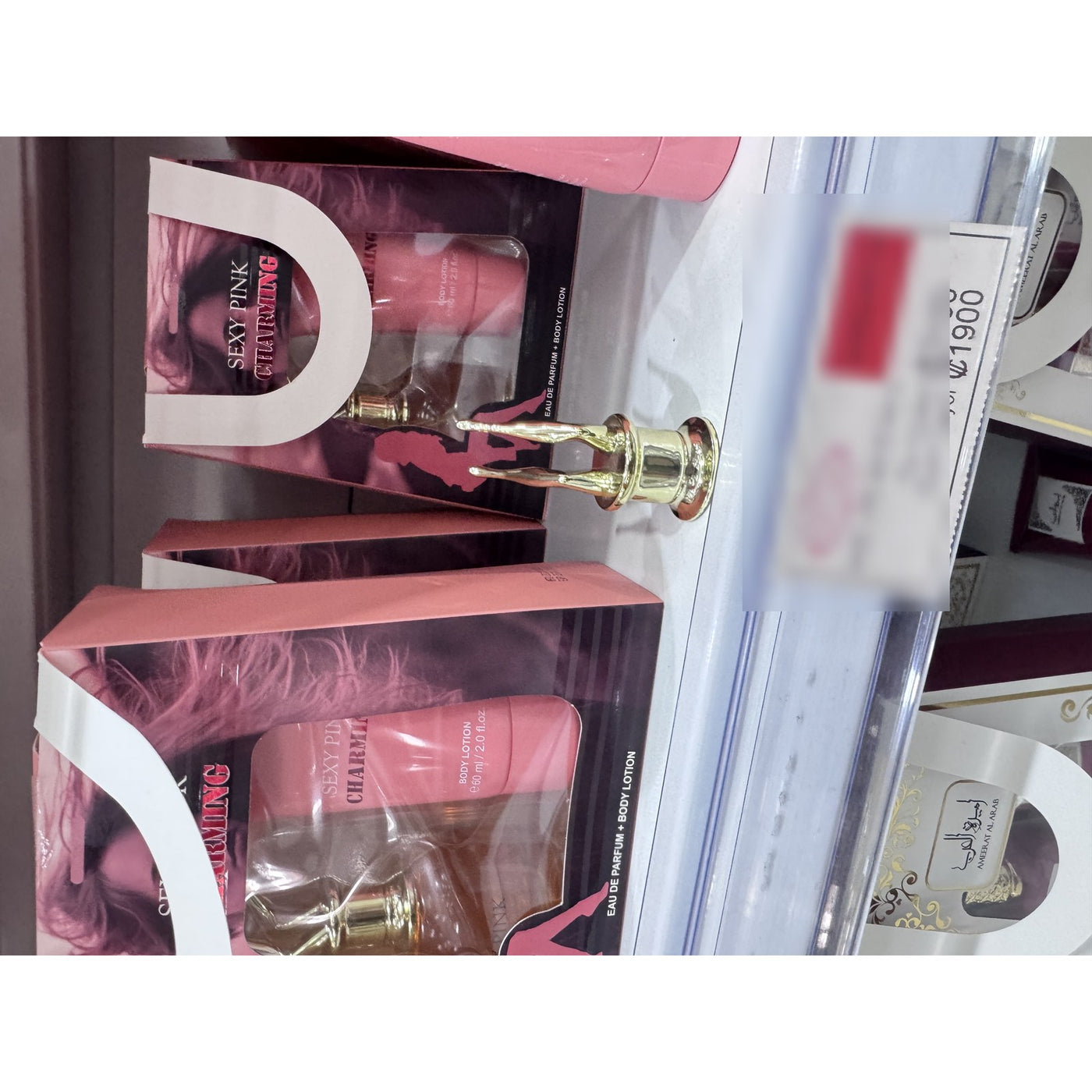 Perfume Set SEXY PINK CHARMING para Dama con Body Lotion 60ml