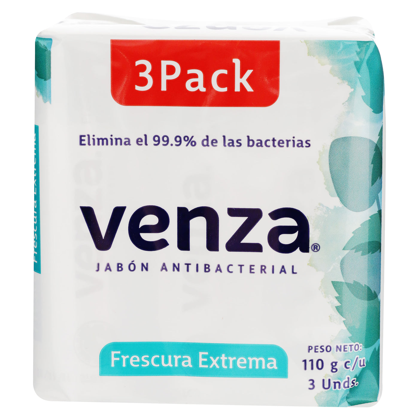 Jabón De Tocador Venza Frescura 3 Pack - 330g