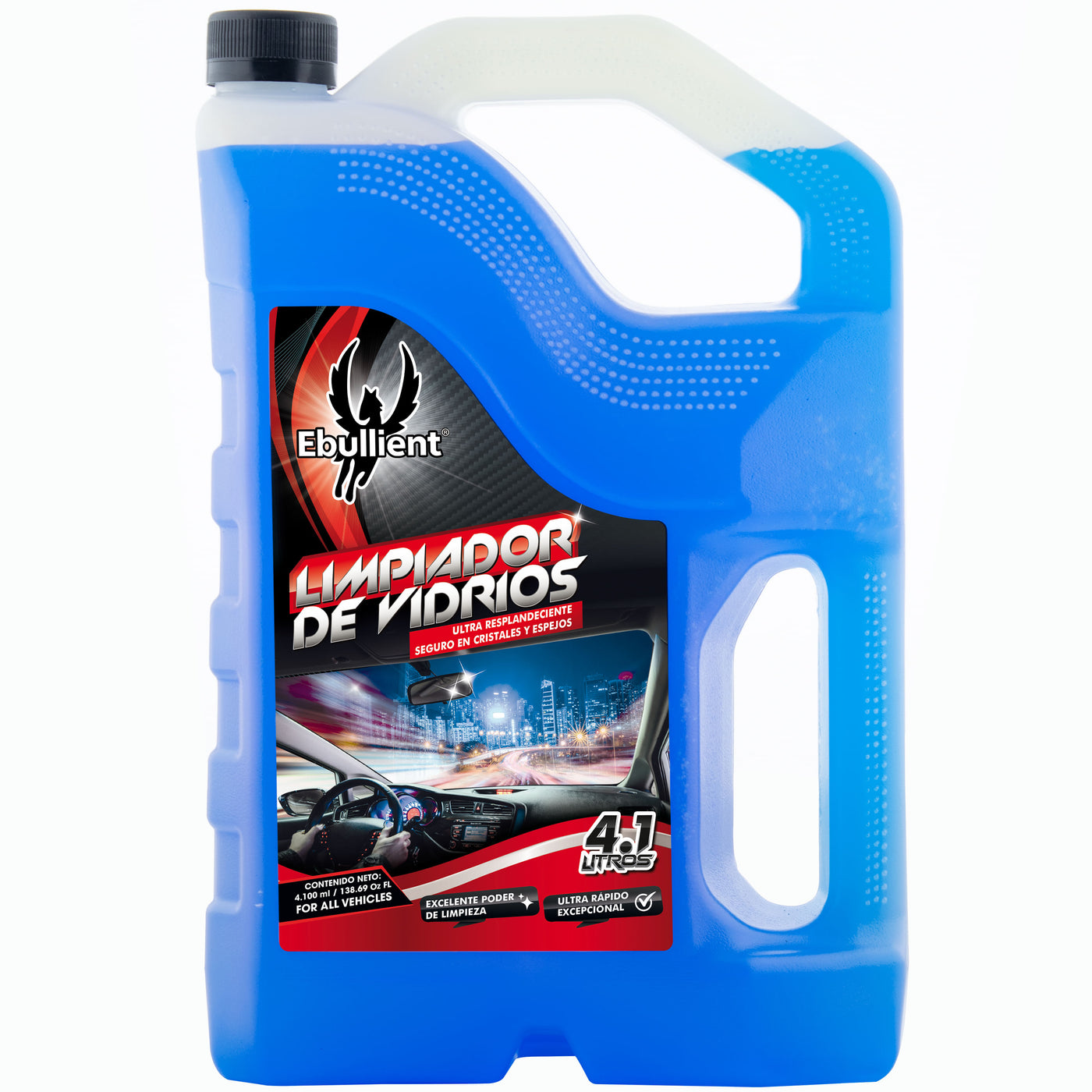 Limpiavidrios Ebullient Ultra Resplandeciente - 4.1 L