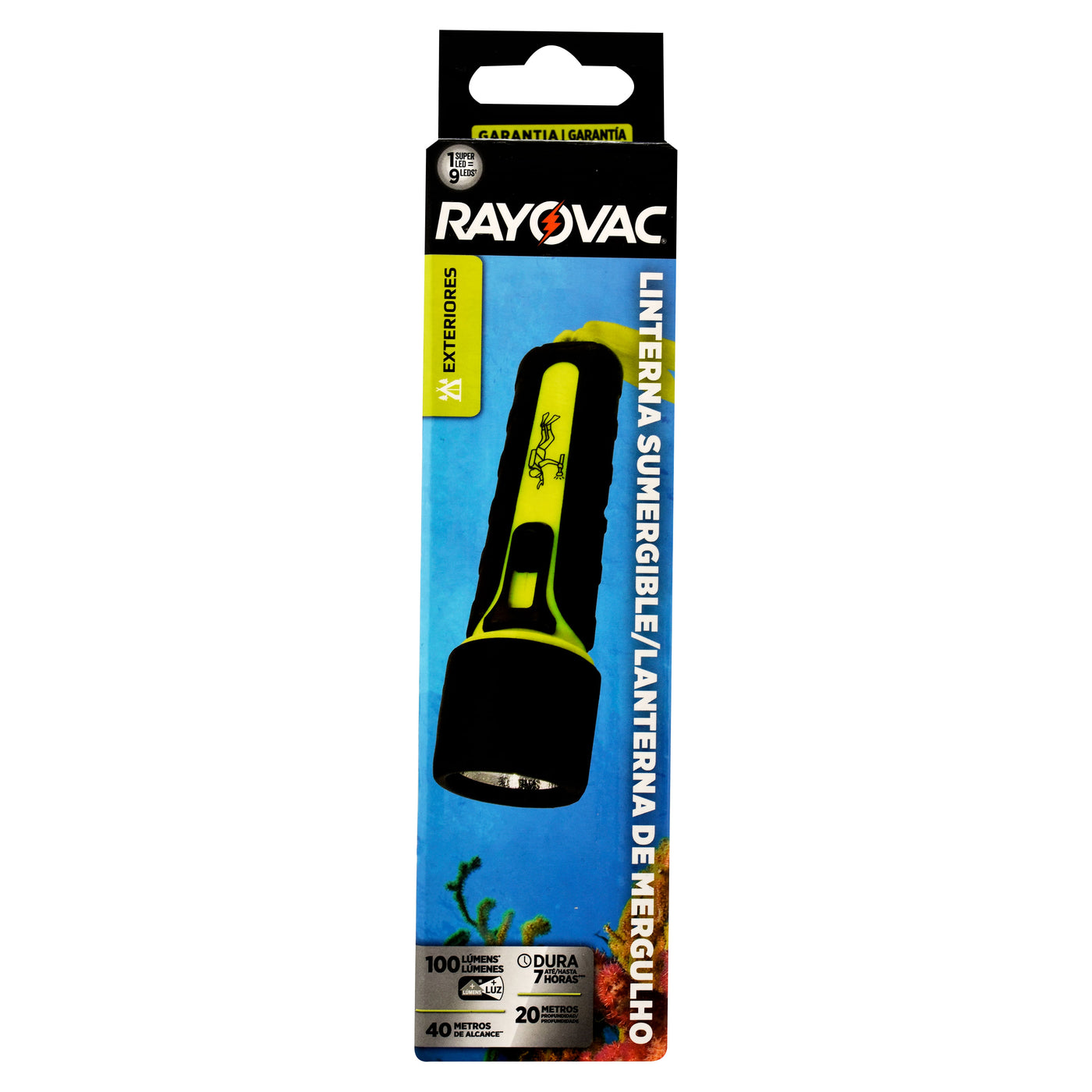 Linterna Rayovac Sumergible