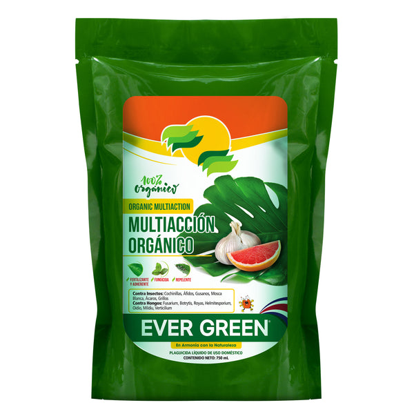 Plaguicida Líquido Ever Green Multiacción Orgánico - 750ml