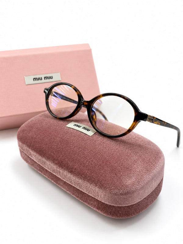 Lentes de Sol Miu Miu SMU04Z Transparente/Cafe