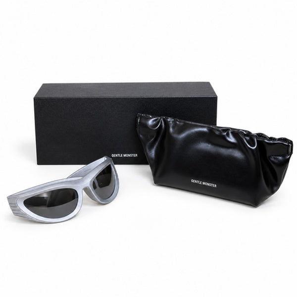 Lentes de Sol Gentle Monster Mugler R.e Plateado