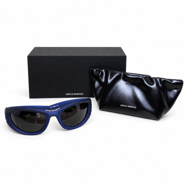 Lentes de Sol Gentle Monster Mugler R.e Azul