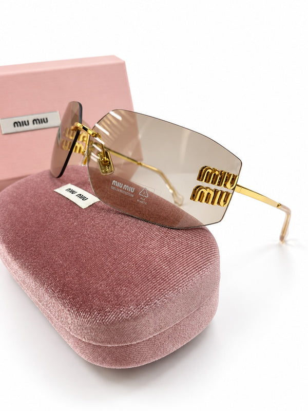 Lentes de Sol Miu Miu Runway Cafe Claro