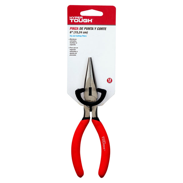 Pinza Hyper Tough, De Punta Y Corte -6 Pulgadas