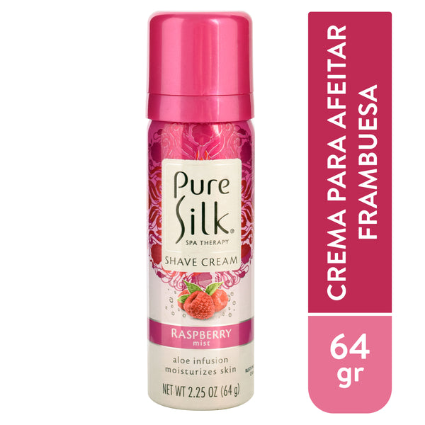 Espuma De Afeitar Pure Silk Frambuesa - 64 G