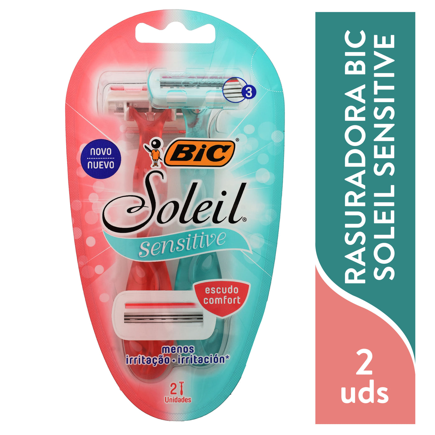 Rasuradora Desechable Bic Soleil Sensitive - 2 Uds