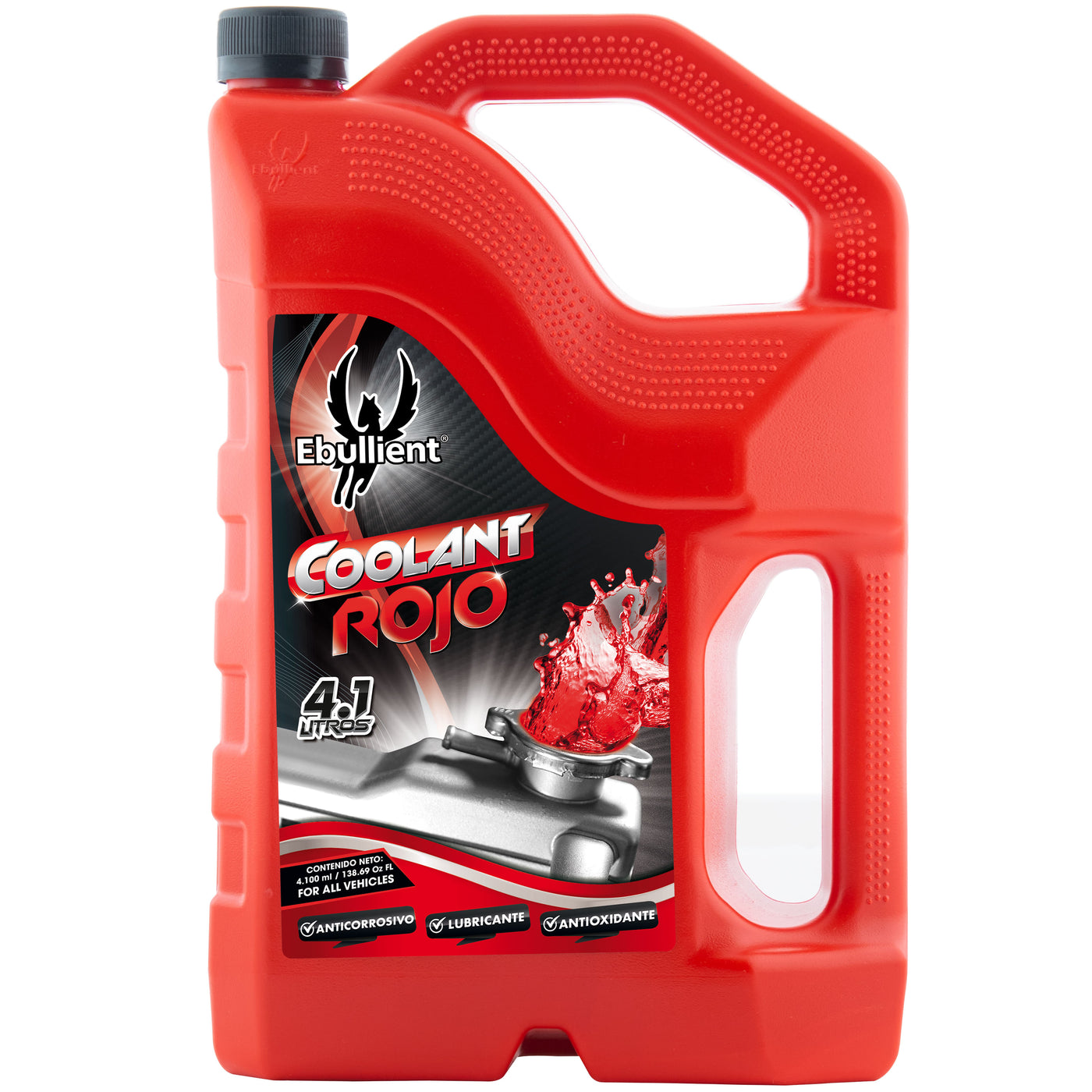 Refrigerante Para Carro Ebullient Coolant Rojo - 4100 Ml