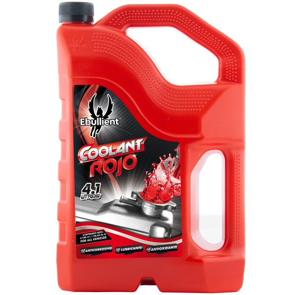 Refrigerante Para Carro Ebullient Coolant Rojo - 4100 Ml