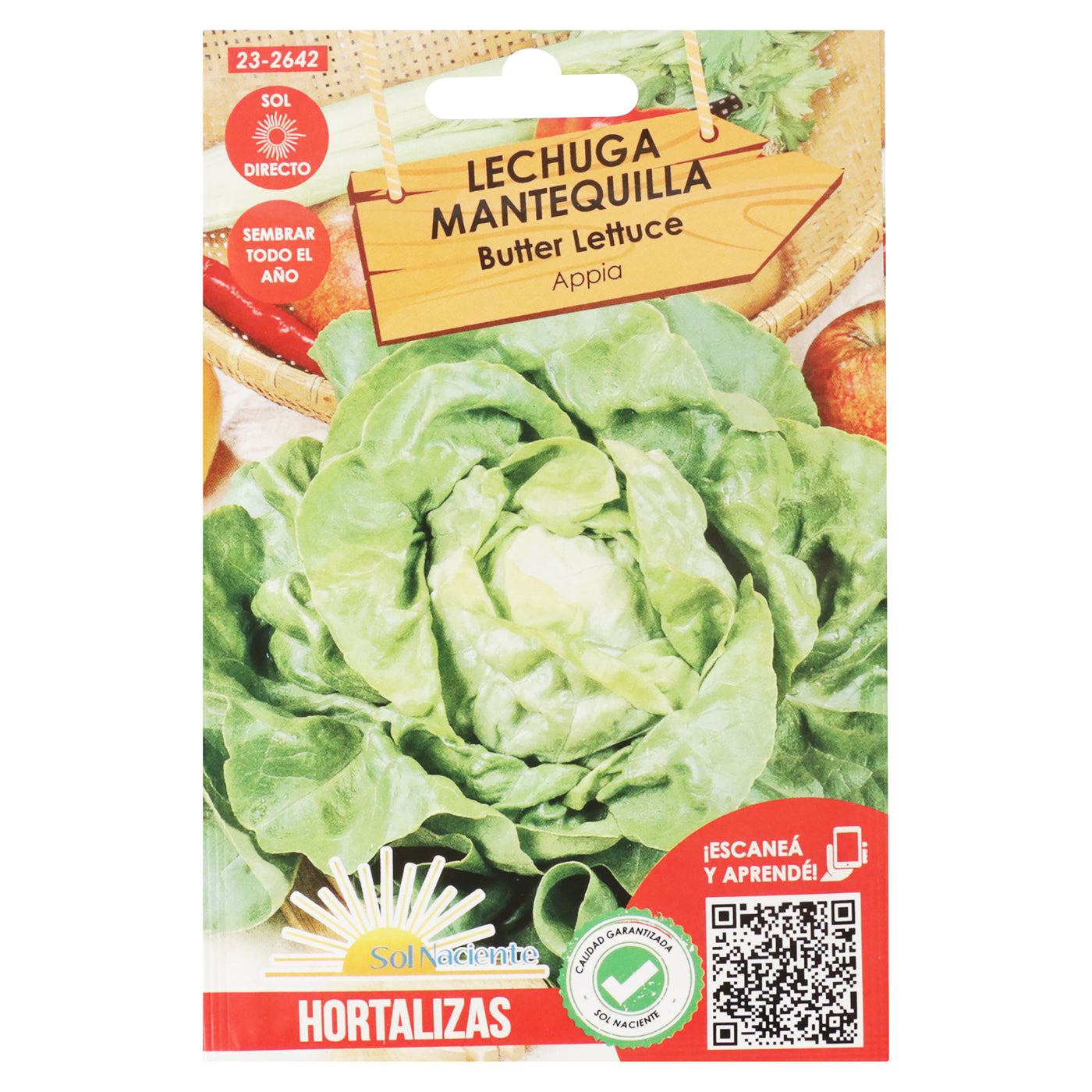 Semillas Sol Naciente Lechuga Gotte