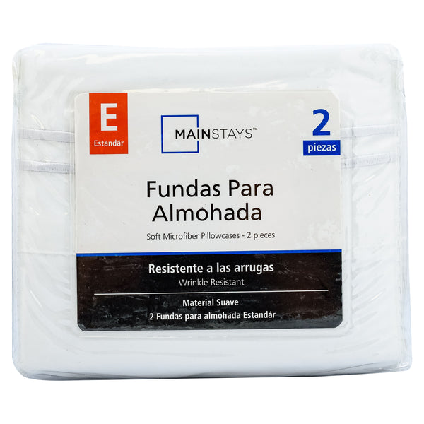 Set De Fundas Mainstays Bordado Blanco