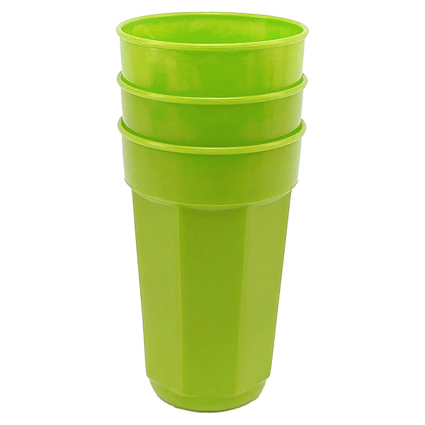 Set Vaso Guateplast Cross Facetado 3 Unidades