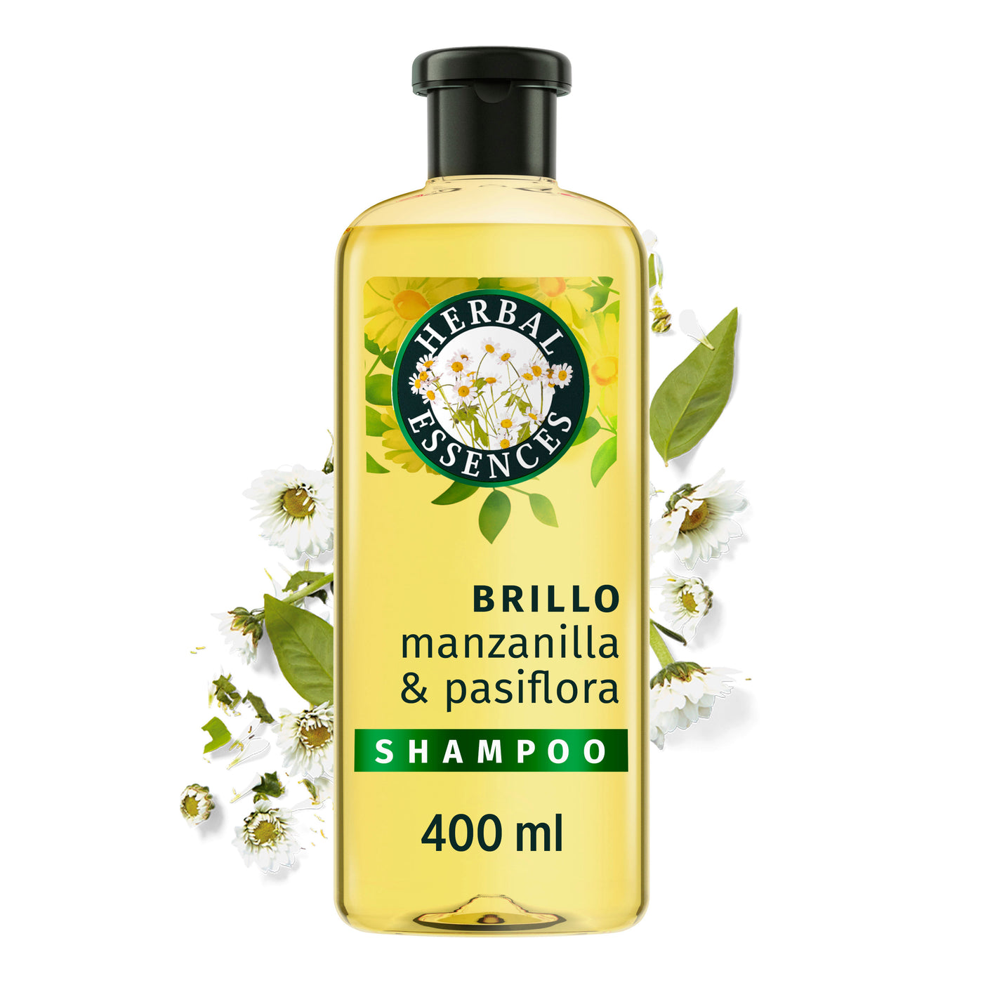 Shampoo Herbal Essences Brillo Manzanilla & Pasiflora 400 Ml