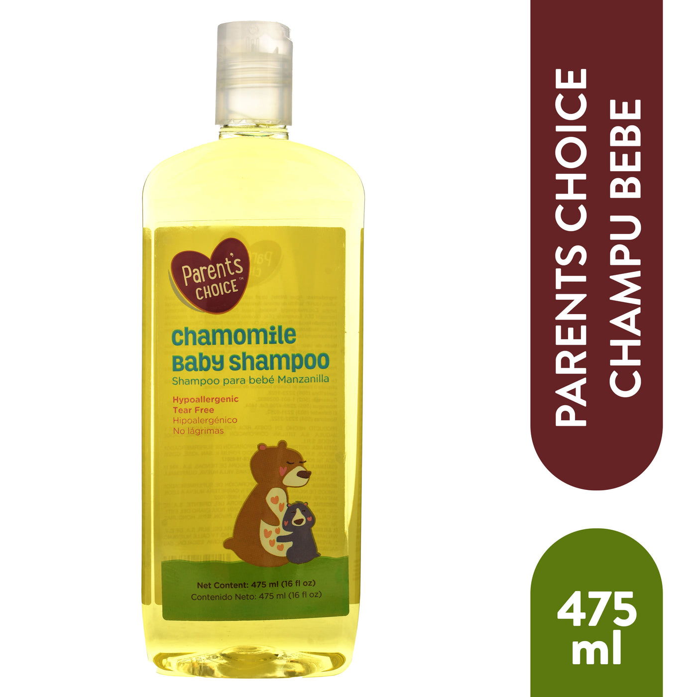 Shampoo Para Bebe Parents Choice Bebe Manzana - 475 Ml