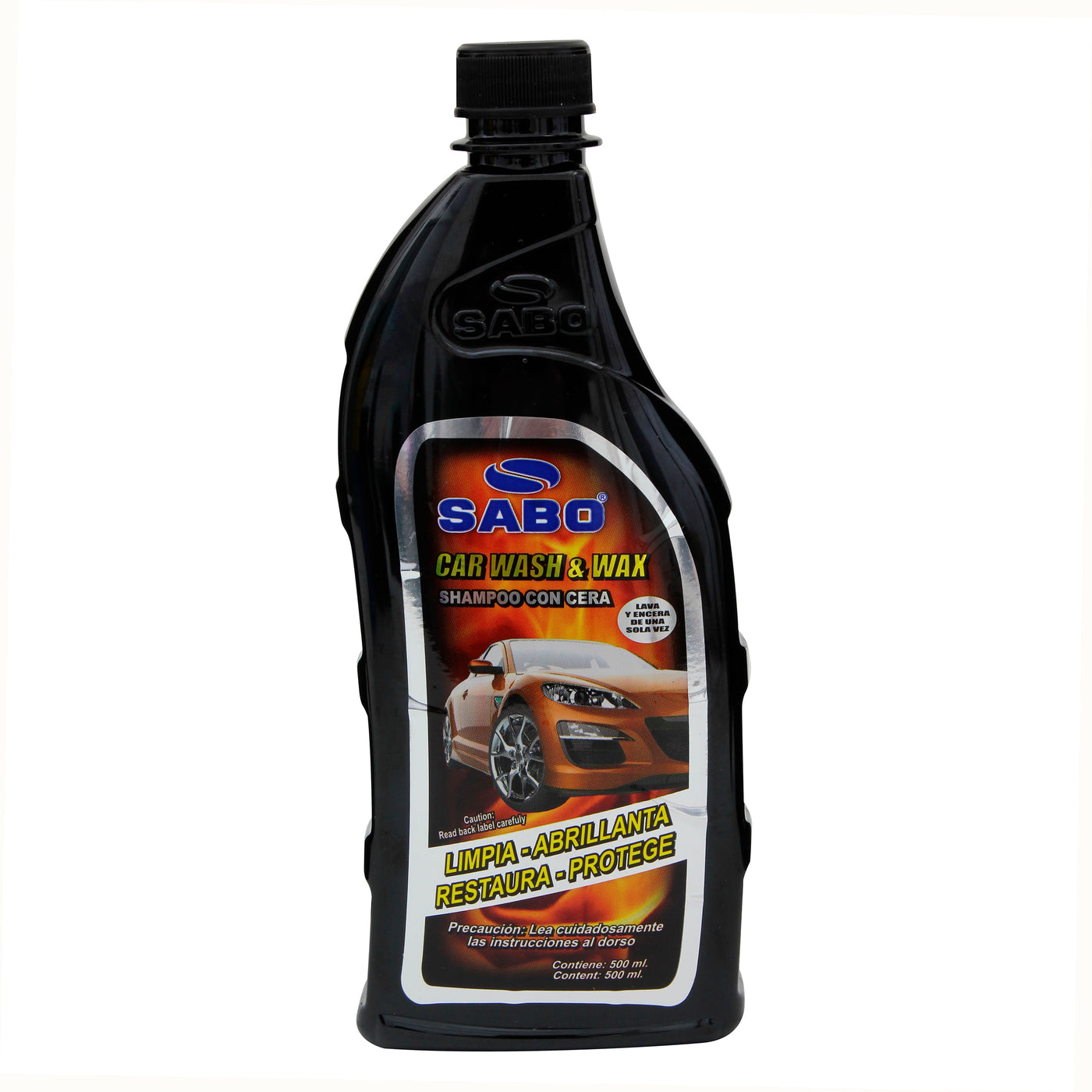 Shampoo Para Carro Sabo Con Cera - 500 Ml
