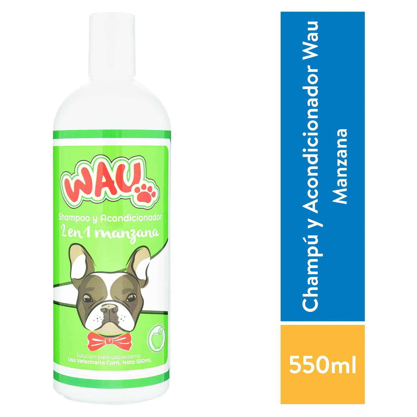 Shampoo Windshield Wau Manzna 2en1 550ml