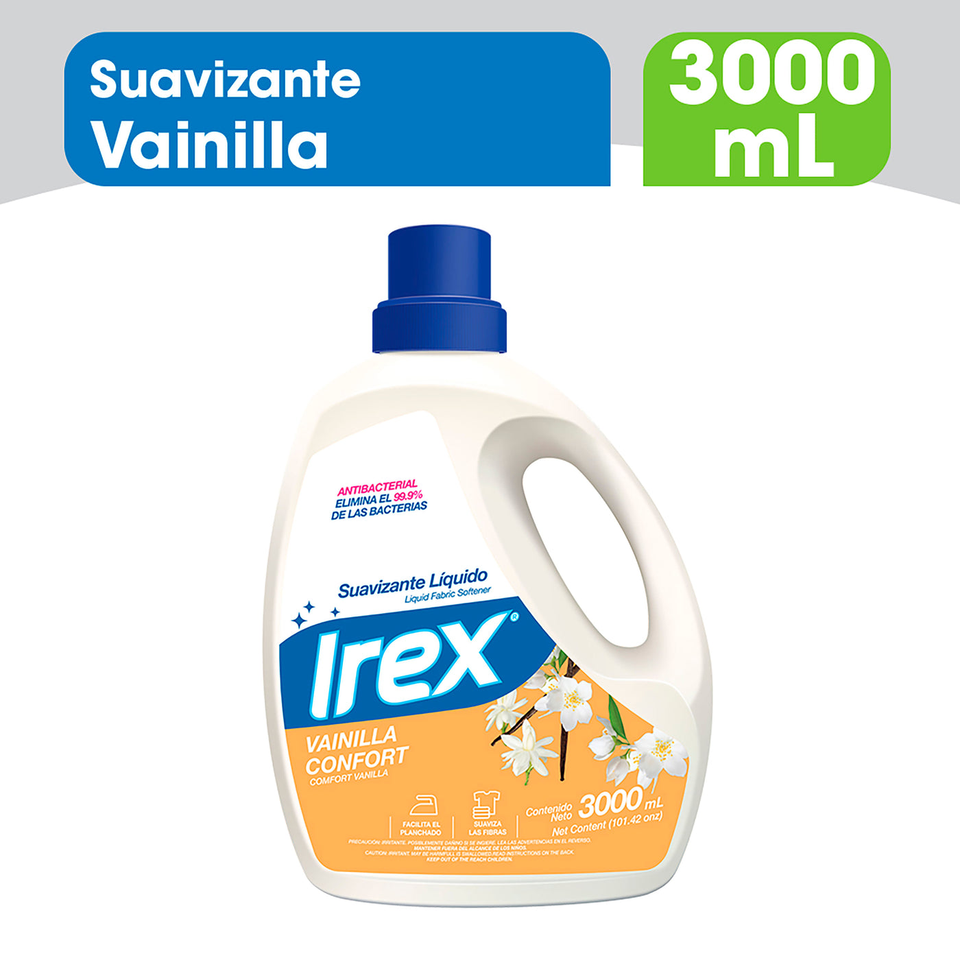Suavizante Irex Vainilla Confort - 3000 Ml