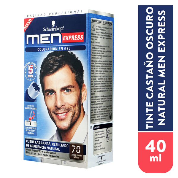 Tinte Schwarzkopf Men Express Castaño Oscuro Natural