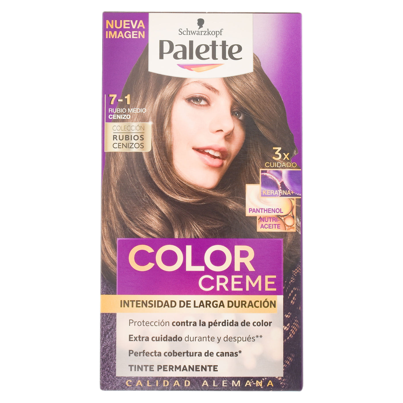 Tinte Capilar Schwarzkopf Palette Color Rubio Medio Cenizo - 50 Ml