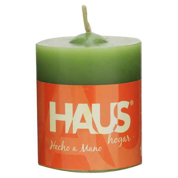 Velón Verde Aroma Manzana Limón Haus