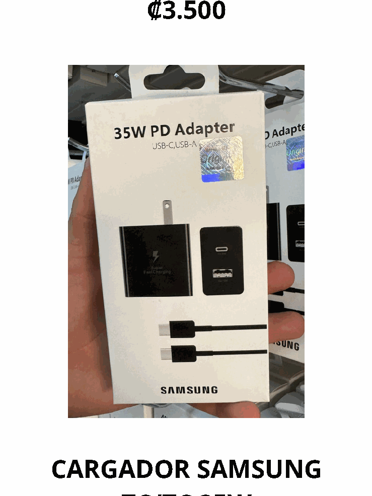 Cargador Apple TC/TC 35W