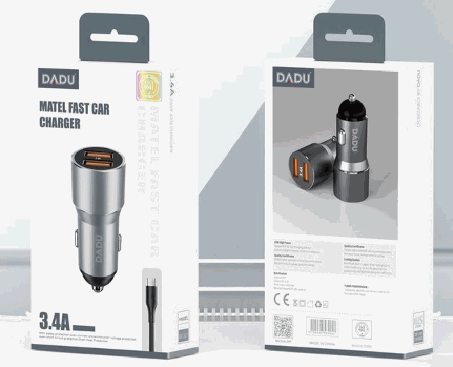 Cubo con Cable DC-117 3.4A