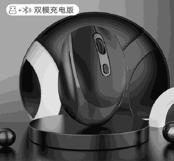 Mouse Inalambrico BT04 Bluetooth+2.4G