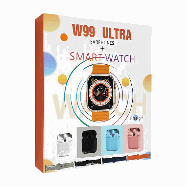 Reloj Inteligente W99 Ultra con Audifonos