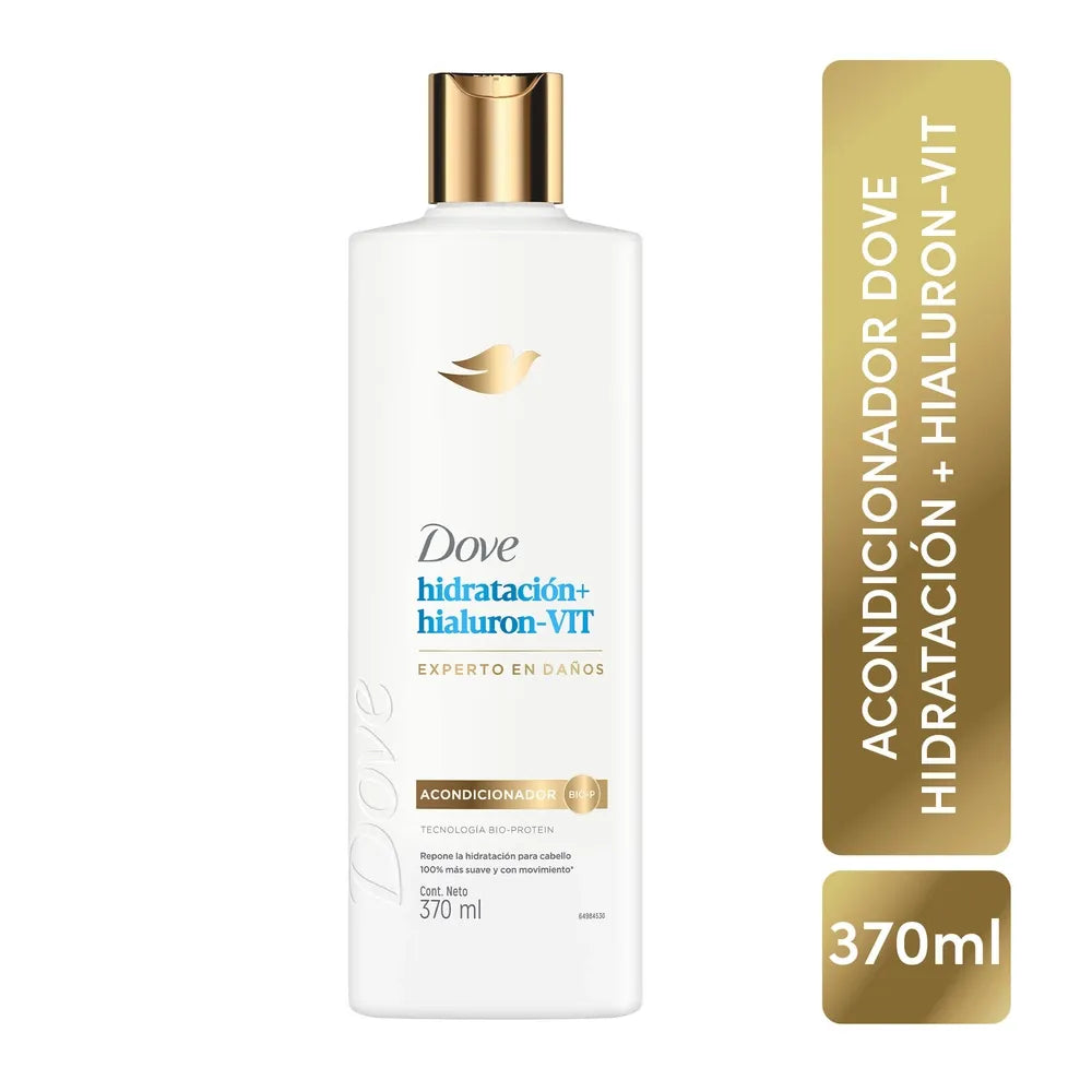 Acondicionador Dove Hidratacion + Hialuron-vit En Crema - 370 Ml
