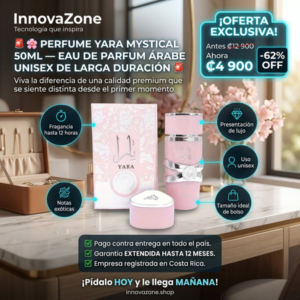 🌸 Perfume Yara Mystical 50ml / 100ml — Eau de Parfum Árabe Unisex de Larga Duración - oferta