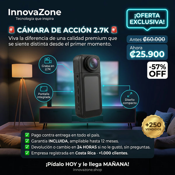 Cámara de Acción 2.7K
