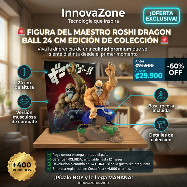 Figura del Maestro Roshi 24 cm