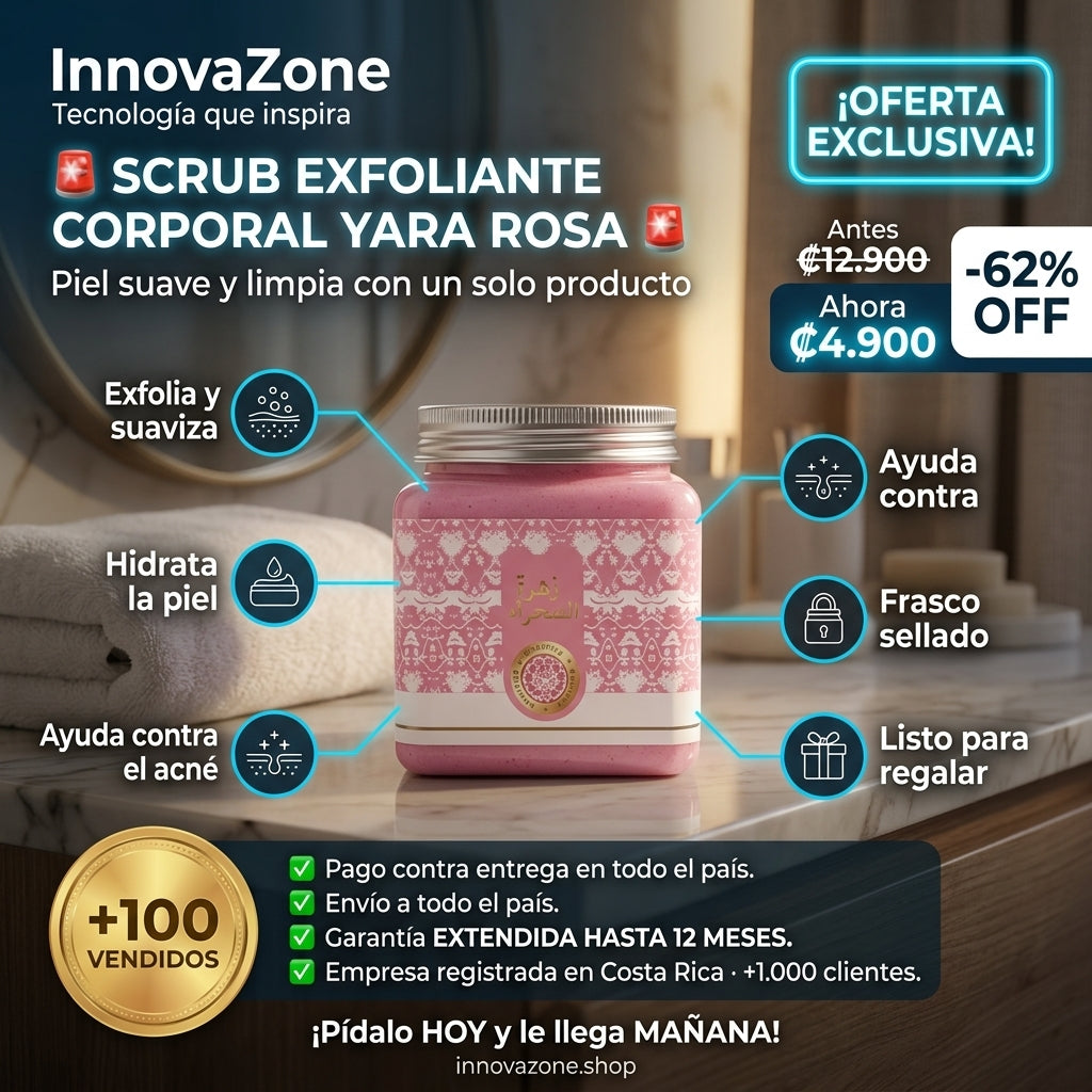 Scrub Exfoliante Corporal YARA Rosa