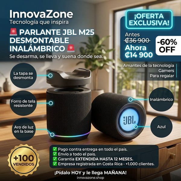 Parlante JBL M25 Desmontable Inalámbrico