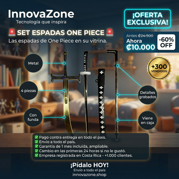 SET ESPADAS ONE PIECE - oferta
