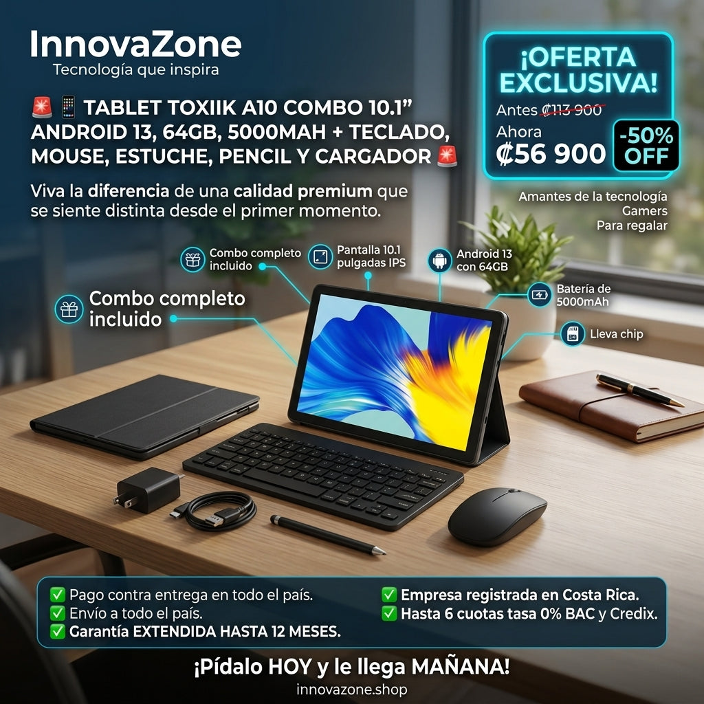 Tablet TOXIIK A10 Combo - oferta