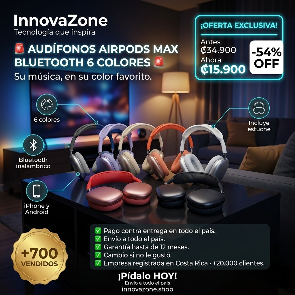Audífonos AirPods Max en 6 colores - oferta