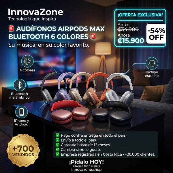 Audífonos AirPods Max en 6 colores - oferta