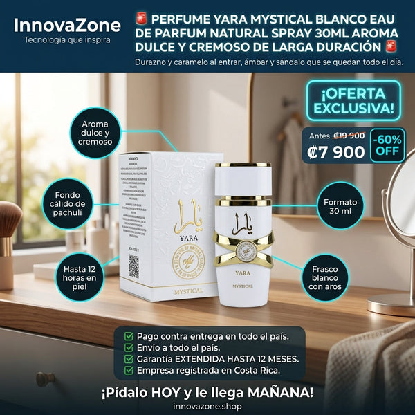 Perfume Yara Mystical Blanco 30ml - oferta