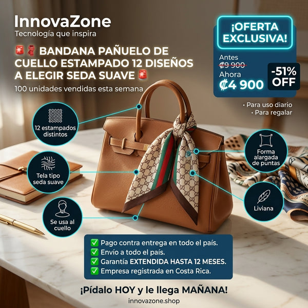 Bandana pañuelo estampado - oferta